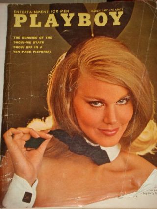 Vintage Playboy - " Entertainment For Men " - March 1967