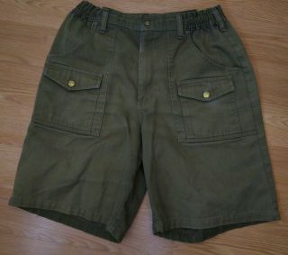 Vintage 90’s Boy Scouts Of America Green Uniform Shorts Vtg 90s 1990s Size 33
