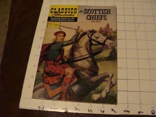 Vintage Comic Book: 15 Cent Classics Illustrated: 67 The Scottish Chiefs Porter