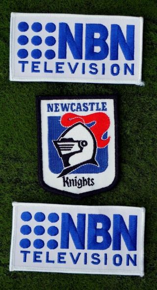 Newcastle Knights Vintage Rugby League Jersey Patch Badge Set