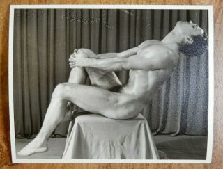 Vintage Male Nude Prints,  Physique,  Posing Strap Era,  4x5 