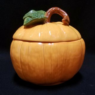 1991 Vintage Pumpkin Cookie Jar By Hearth And Home Designs Fall Halloween Autumn