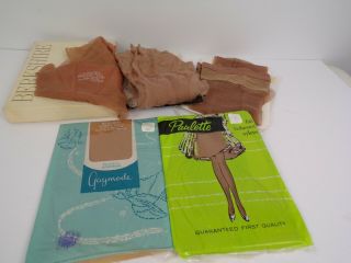 Vintage Stockings Pantyhose Gaymode Hosiery / Paulette / J C Penney/ Berkshire