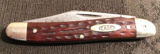 Rare Vintage 1970 Case Xx Red Bone 3 Blade Stockman Pocket Knife 087pf
