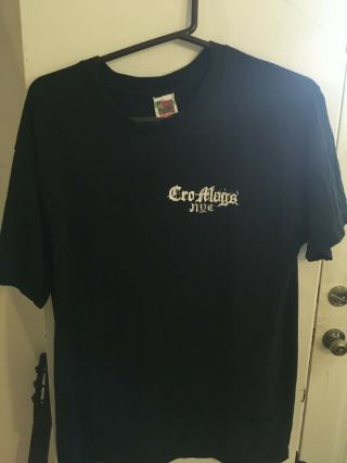Cro - Mags Vintage Concert Tour T - Shirt Punk Hardcore Size Large
