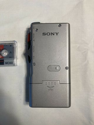Vtg Sony Microcassette Recorder Mini Cassette Recorder M - 435P 2