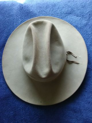 1940s Stetson Brown Fedora Hat Cowboy Western Hat Beaver Xxx