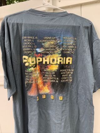 Vintage Def Leppard Euphoria 1999 Tour T Shirt Xl