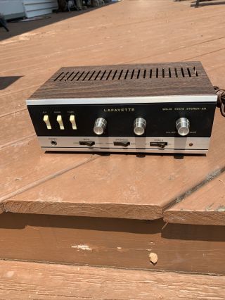 Vintage Lafayette Solid State Stereo 25 Integrated Amplifier.  20 Watts