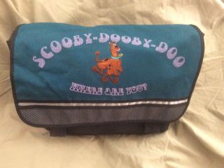 Scooby - Doo Rare Vtg 1999 Duffel Bag Travel 15” Cartoon Network Strap