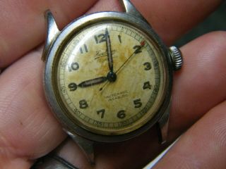 Vintage Hudson Automatic Incabloc 17j Wristwatch Pronto Watch Co/ Runs
