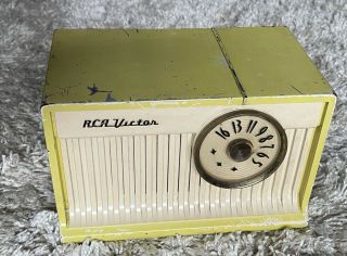 Rca Victor Radio Vintage Mid Century Atomic Era