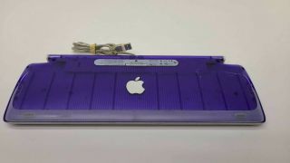 Vintage 1999 Apple Usb Keyboard M2452 Bondi Blue Translucent Imac