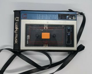 Rare Jil Vtg Walky Music Cassette Player Sleeve Jws 564 Tape Walkman Am Fm