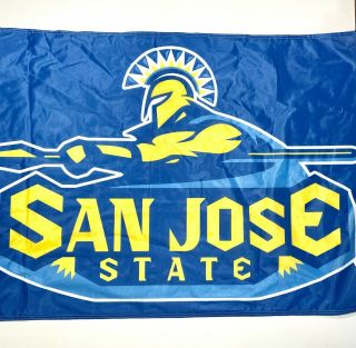 San Jose State University Spartans Flag - Vtg Banner Ncaa - Football - 3 