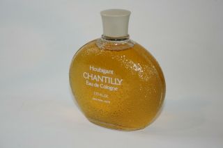 Houbigant Chantilly Eau de Cologne 7.  75 fl.  oz 230 ml Vtg Glass Bottle Perfume 2