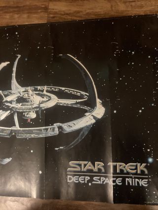 Poster,  Star Trek Deep Space Nine Poster 1993 Vintage
