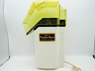 Vintage Presto Popcorn Now Hot Air Continuous Corn Popper Model 0481001