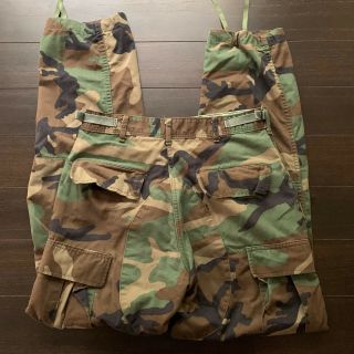 VTG US Army Woodland Camo BDU Cargo Combat Pants Military Size Small Regular 3