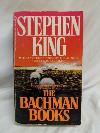 The Bachman Books By Stephen King (1986,  Signet Vintage Paperback) Rage Roadwork