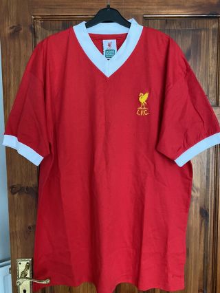 Liverpool Fc Retro Vintage Home Football Shirt 1978/79 Score Draw Extra Large Xl
