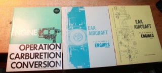 Vintage Eaa Aircraft Engines Vols 1 & 2 1964 - 1965 Airplane Operation 1969