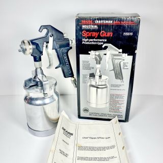 Sears Craftsman Spray Paint Gun 9 15515 With Can Vintage Box Exc