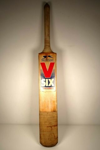 Slazenger V Six Cricket Bat Vintage Made In England With Armourweb