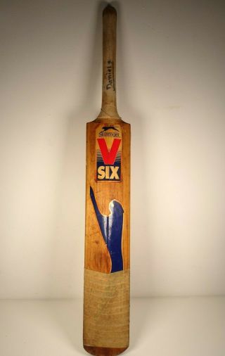 Slazenger V SIX Cricket Bat Vintage Made in England with Armourweb 3