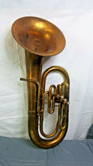 Vintage Cleveland Baritone By The H.  N.  White Co.  - Slight Damage -