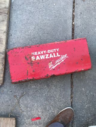 Vintage Heavy Duty Sawzall Milwuakee