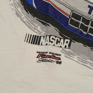 Vintage 1998 NASCAR Jeremy Mayfield Assault Tour Mobil Racing DOUBLE SIDED sz M 3