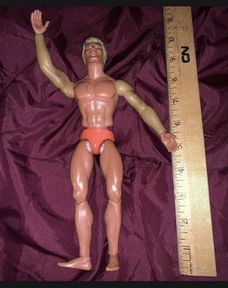 Big Jeff W/ Karate Chop Action,  Vintage 1971 Mattel Big Jim Figure: