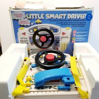 Vintage 1989 Vtech Little Smart Driver Driving Electronic Activity Toy V Tech