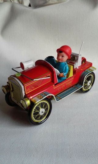 Vintage Tin Toy Car Me 699 B/o 1960 