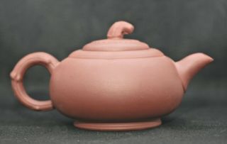Vintage Everyday Hand Crafted Yixing Teapot Signed & Usable c1970s 2