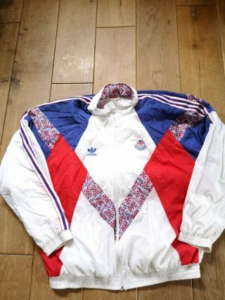 Vintage Olympics Great Britain Jacket Adidas Barcelona 92 Rare