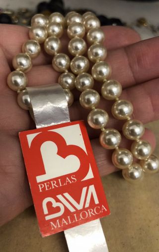Vintage Jewellery ‘Perlas Mallorca’ Faux Pearl Necklace 3