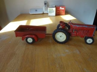 Vintage TRU - SCALE ERTL Farm Tractor and Trailer 2