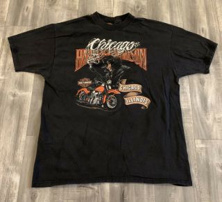 Vintage 90s Harley Davidson Graphic Tee Shirt Size Xl