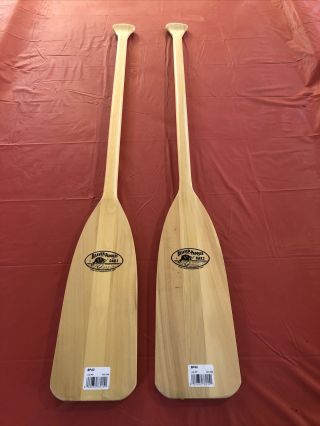 Vintage Beaver Brand Wood Paddles Oars 46” Usa.