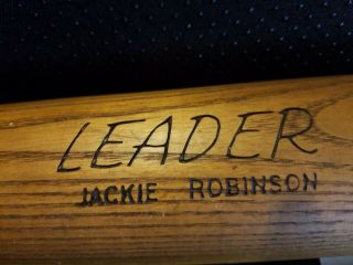 Vintage Baseball Bat - H & B - Jackie Robinson 9 Leader