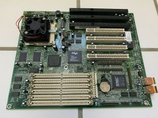 Socket 7 Acer V35 Vintage Motherboard Isa Pc Pentium 100 Cpu,  Fan,  Battery,  Bios