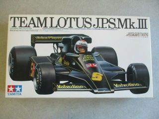 Vtg 1977 Tamiya Team Lotus J.  P.  S.  Mk.  Iii 1/20 Grand Prix Model Kit 20004 1500