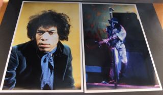 Jimi Hendrix Vintage Photographs From The Estate Of Herb Worthington 17.  5 " X11.  5 "