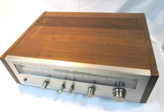 Vintage Rare PROJECT ONE Solid State Stereo MARK XXX AM/FM Tuner Wood Sides ASIS 2