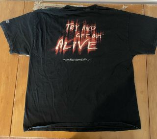 Vintage Resident Evil Outbreak File 2 Promo Shirt Xl