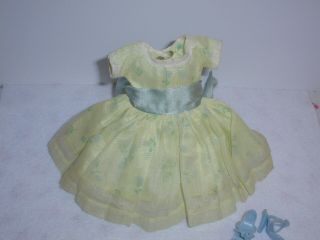 Vintage Vogue Jill Doll Dress Tagged And Shoes,  L@@k 1959 - 3263