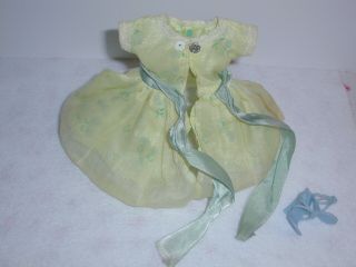 Vintage Vogue Jill doll Dress tagged And Shoes,  L@@k 1959 - 3263 2