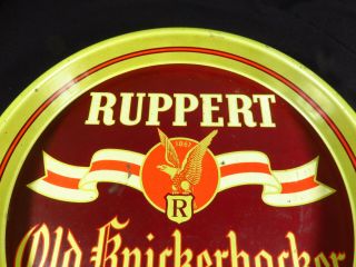 Vintage Ruppert Old Knickerbocker Beer Serving Tray - 13 1/4 